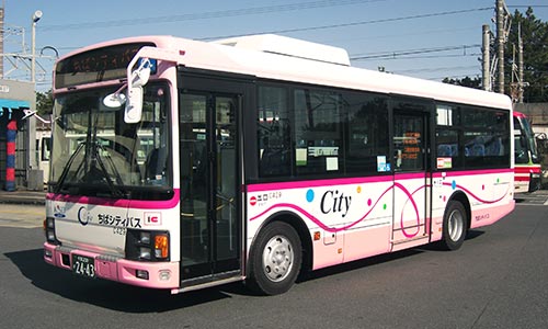復刻版塗装車両／ちばシティバス
