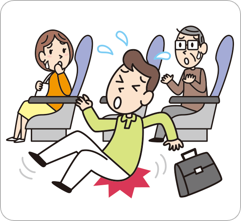 扉が開いてから席を立つ