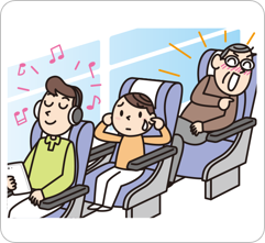 声や大きな音を出さないで